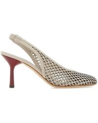 Halmanera - Adel Laser-Cut Slingback Pumps - Lyst