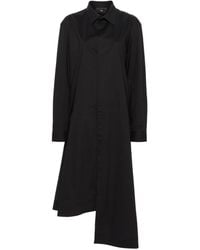 Y-3 - Asymmetric Shirt Dress - Lyst