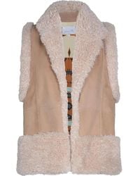 Johanna Ortiz - Salty Air Shearling Vest - Lyst