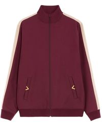 Valentino Garavani - Nylon Sweatshirt With Vgold - Lyst