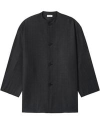 Fear Of God - Veste Rayée En Tweed À Design Sans Col - Lyst