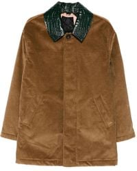 N°21 - Crocodile-Collar Corduroy Jacket - Lyst