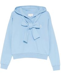 ShuShu/Tong - Hoodie À Nœud Noué Sur Le Devant - Lyst