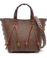 Etro - Bolso shopper con estampado de cachemira - Lyst