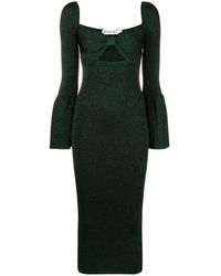 Self-Portrait - Abito Midi Con Cut-Out - Lyst