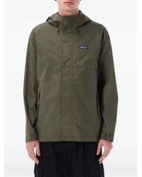 Patagonia - Hooded Logo Jacket - Lyst