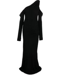 Blumarine - Abito Lungo Monospalla - Lyst