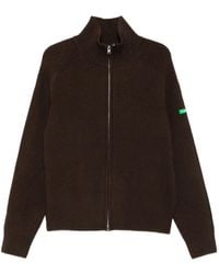flâneur - Pull Côtelé À Fermeture Zippée - Lyst