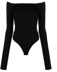 ANDAMANE - Off-shoulder Long-sleeve Bodysuit - Lyst