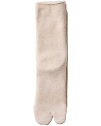 yahae - Tabi Pile-Knit Socks - Lyst