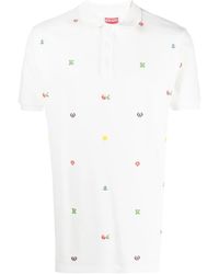 KENZO - Pixel Slim Fit Polo Shirt - Lyst