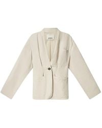 Isabel Marant - Soraya Fitted And Silk Jacket - Lyst