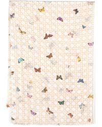 Faliero Sarti - Fly Butterfly-print Scarf - Lyst