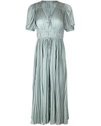 Ulla Johnson - Audra Geplooide Jurk - Lyst