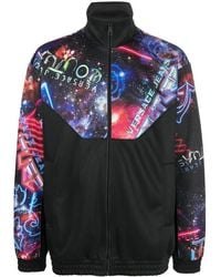 Versace Jeans Couture - Logo Digital-Print Bomber Jacket - Lyst