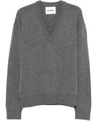Jil Sander - Pull À Col V - Lyst