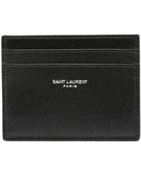 Saint Laurent - Ysl Monogram Credit Card Case - Lyst
