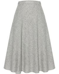 Thom Browne - スペックルニット Aラインスカート - Lyst