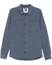 Profuomo - Classic-Collar Shirt Jacket - Lyst