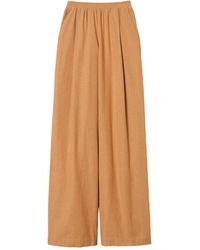 Twinset - Lurex Broek Met Wijde Pijpen En Krijtstreep - Lyst