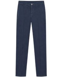 40 Weft - Lenny Pressed-Crease Chino Trousers - Lyst