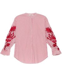 Maliparmi - Striped Embroidered Shirt - Lyst