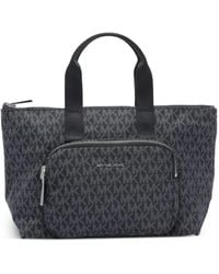 MICHAEL Michael Kors - Tanner Logo-Plaque Zip-Fastening Tote Bag - Lyst
