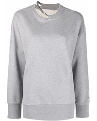 Stella McCartney - Falabella Chain-Embellished Sweatshirt - Lyst