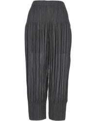 Pleats Please Issey Miyake - Hose Mit Bundfalten - Lyst