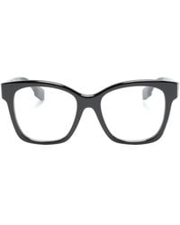 Burberry - Brille Mit Eckigem Gestell - Lyst