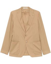 Tagliatore - Brooch-Detail Blazer - Lyst