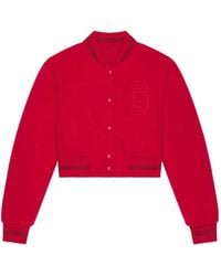 Givenchy - Embossed-Monogram Wool Jacket - Lyst