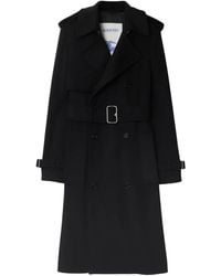 Burberry - Gabardina con solapa de muesca - Lyst