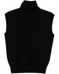 Barena - Top Smanicato A Collo Alto - Lyst