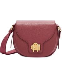 Furla - Bandolera Lotus con solapa curva - Lyst