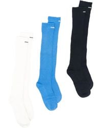 ShuShu/Tong - Ribbed Socks (Pack Of Three) - Lyst