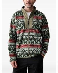 Columbia - Geometric-Print Zip-Up Sweatshirt - Lyst