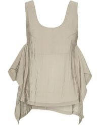 Henrik Vibskov - Blusa Asimmetrica Con Ruches - Lyst