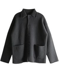 Casey Casey - Rove Buttoned Patch-pocket Cardigan - Lyst