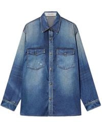 Golden Goose - Journey W's Patty Over Shirt Archive Denime Print - Lyst
