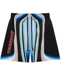 CASABLANCA - Shorts Graphic Mountain - Lyst