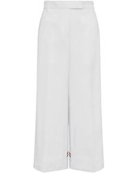 Thom Browne - Cotton Gabardine Chino Trousers - Lyst