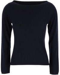 Max Mara - Boat-Neck Knitted Top - Lyst