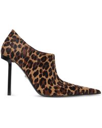 Versace - Leopard-Print Boots - Lyst