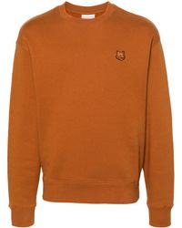Maison Kitsuné - Bold Fox Head Cotton Sweatshirt - Men's - Cotton - Lyst