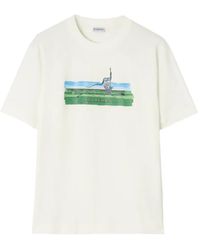 Burberry - Maze Cotton T-Shirt - Lyst