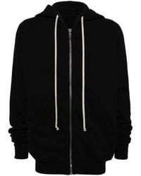 Rick Owens - Zip-up cotton hoodie - Lyst