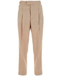 Needles - High-Waisted Tapered Trousers - Lyst
