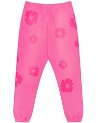 DENIM TEARS - Mono Cotton Wreath Track Pants - Lyst