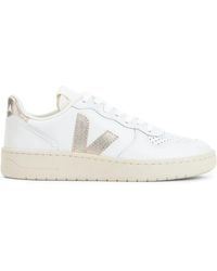 Veja - V-10 Leather Extra Sneakers - Lyst